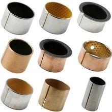 70N / mm L पहनने प्रतिरोधी स्टील समर्थित PTFE लाइनिंग झाड़ियों